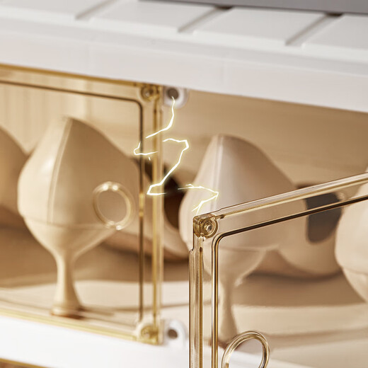 Bonnymeijia installation-free simple shoe cabinet for household all-in-one ant shoe box dormitory gap boots large folding shoe rack double row double doors - 6 layers can hold 12 pairs of shoes. Buy with confidence (free replacement if damaged)