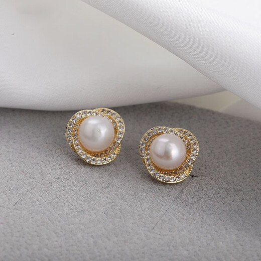 Flash engraved earrings for women, retro temperament, versatile and high-end, Valentine's Day birthday gift earrings for mom and girlfriend