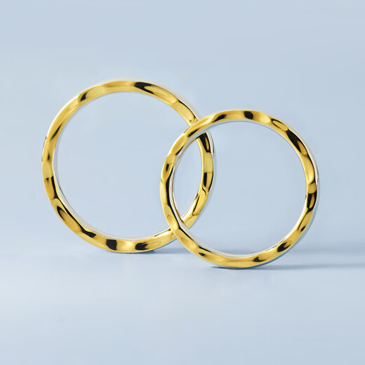 MZMZ platinum couple ring Haoyue and Sea pt950 plain ring platinum birthday anniversary gift for girlfriend Haoyue and Sea couple ring light luxury model