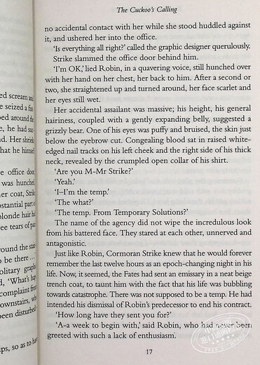 神探斯特莱克1 布谷鸟的呼唤 英文原版 The Cuckoo s Calling Cormoran Strike Robert Galbraith JK 罗琳 Rowling