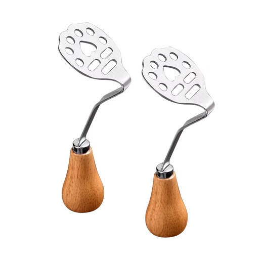 Molosun bear potato masher baby food supplement tool masher press crusher food grade stainless steel bear four-piece set comes with storage box