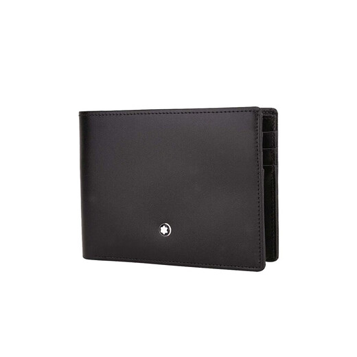 Montblanc MONTBLANC Men's Short Wallet Meisterstück Series Wallet Black 14548 Gift for Boyfriend 14548
