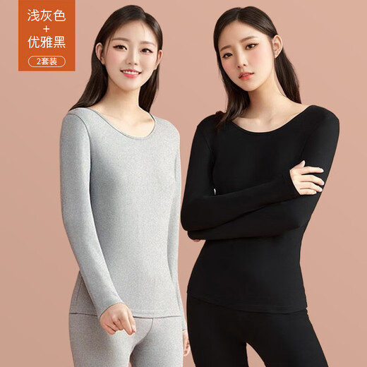 Jinlifen 2025 Vêtements d'automne et pantalon d'automne adapter un pull de coton pur féminin automne et chemise de base d'hiver Vêtements de fil et pantalon de filet
