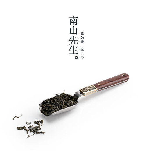 Mr. Nanshan Stainless Steel Flowering Branch Tea Spoon Liujunzi Tea Making Accessories Tea Side Teaspoon Kung Fu Tea Making Accessories Stainless Steel Flowering Branch Tea Spade