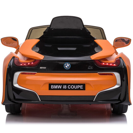Berica (Berica) BMW i8 Infantil y para niños Auto eléctrico El automóvil de control remoto del automóvil puede sentarse y balancear al bebé el columpio de cuatro ruedas de cuatro ruedas de cuatro ruedas Swing + espuma de control remoto asiento de cuero de cuero