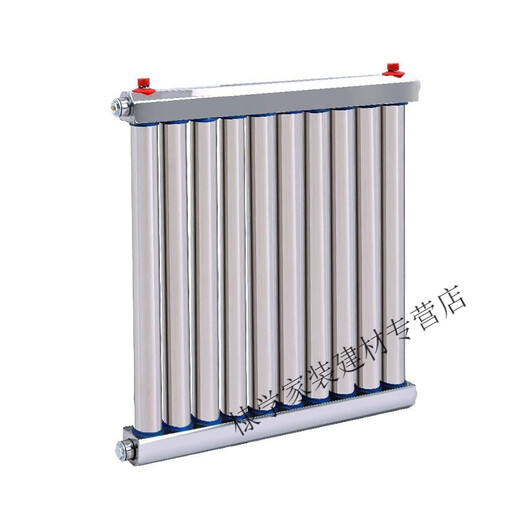 Danstini 304 stainless steel instant heat exchanger over-water heating radiator floor heating plate household hot water exchanger 76-tube 304 stainless steel heat exchanger center distance 60 cm 6 columns