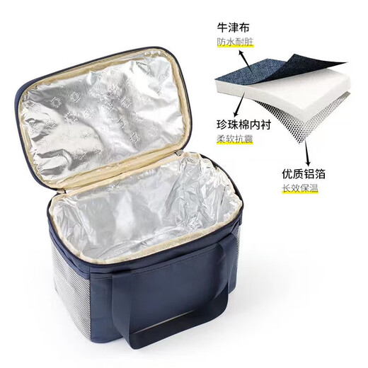 Cheguimu Procurement and Sales Recommendation Insulated Bag 15-liter Lunch Box Bag Portable Fruit Preserver Box Lunch Bag Camping Picnic Bag