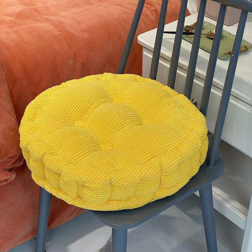 Yingzhu'er seat cushion thickened chair chair cushion soft butt cushion buttocks four seasons office sedentary soft cushion student classroom thick seat cushion Moyanka 45*45cm round thick about 9 miles