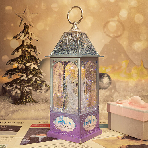 迪士尼（Disney）冰雪奇缘音乐盒爱莎公主八音盒飘雪儿童玩具女孩生日礼物送礼袋