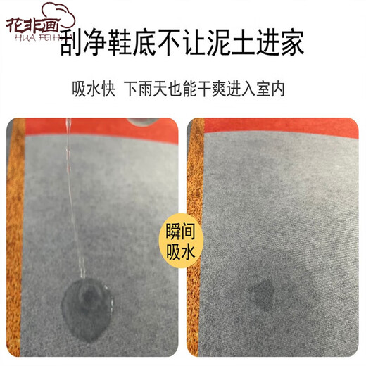 Hua Feihua entrance door, light luxury living room, bedroom, coffee table, carpet, non-slip, cuttable, gold leaf butterfly, 160*230 cm