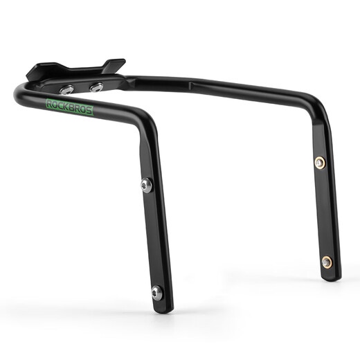 ROCKBROS bicycle rack, multifunctional seat, bow and tail rack, aluminum alloy rear water bottle cage fixed bracket, long-distance riding accessories, black