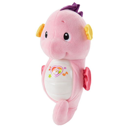 Fisher-Price Little Seahorse baby toy to soothe baby to sleep - new version of sound and light soothing Seahorse (pink) GCK80