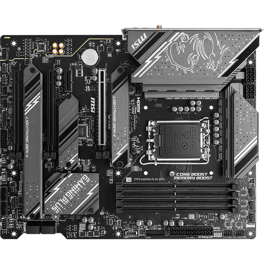 MSI Z790 Gaming plus WiFi DDR5 Computer Motherboard unterstützt CPU14700KF/14700K/14900KF (Intel Z790/LGA 1700)