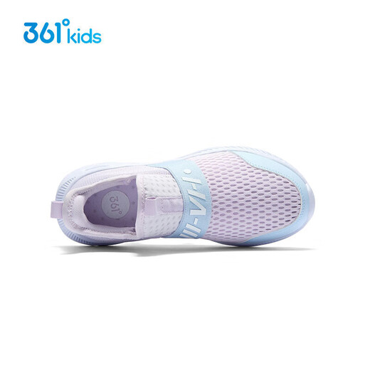 361 children's shoes, children's sports shoes, one foot, 25 summer boys and girls, and they can easily wear and lace-free running shoes, purple 35
