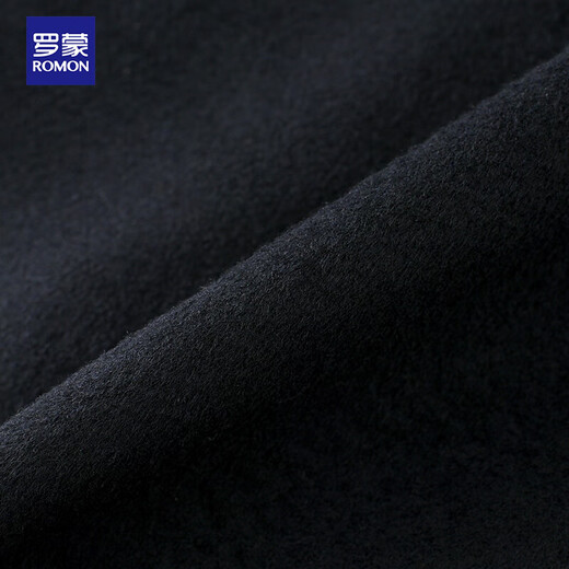 Romon sheep wool woolen coat men's autumn and winter mid-length coat casual warm daddy woolen coat