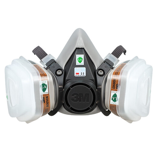 Masque à gaz 3M Formaldéhyde protecteur et autre ensemble de masque à gaz spécial (6200 + 6005 ensemble de sept pièces)