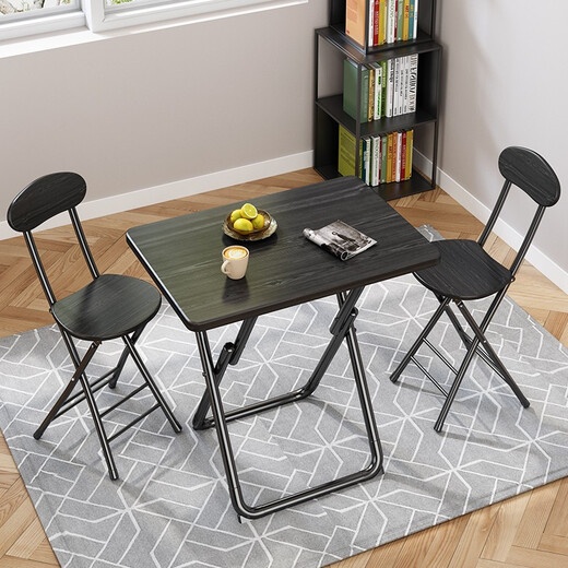 Orenford Home Installation-free Computer Desk Modern Simple Writing Desk and Chair Foldable Desk Dormitory Office Study Desk White Computer Desk 60*40*70 Foldable