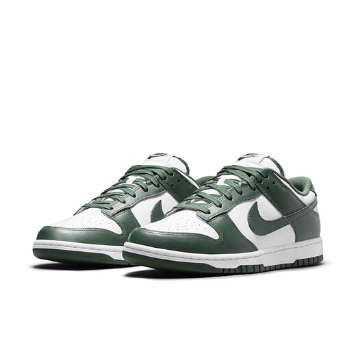 Nike (Nike) Dunk Low's Men's White and Green Non-glip et vert non-glisser, Chaussures décontractées légères DD1391-101 DD1391-101 40.5