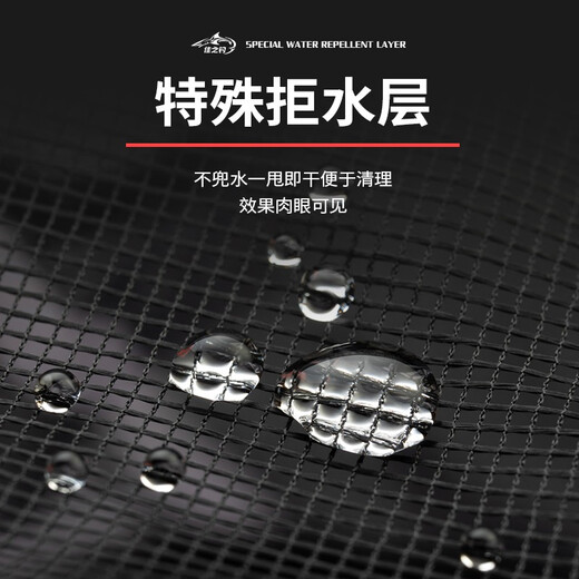 Jiazhi Fishing Copy Net Net Pocket Aluminum Alloy Big Black Pit Fishing Net Lightweight Net Head Anti-hook Small Fishing Gear Fishing Density Net Deepening Black Round 30# Aluminum Alloy Net Copy Head