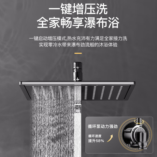 ICongo high-end brand free door-to-door installation gas water heater household water heater first-class silent zero cold water constant temperature forced exhaust type 16 liters 16L first-class silent large screen constant temperature + one kitchen and two bathrooms + free installation natural gas (12T)