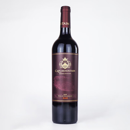 开普山（CAPE MOUNTAIN）K688红酒 原瓶进口干红葡萄酒 皮诺塔吉单酿 750ml 高档礼盒装 品牌官方