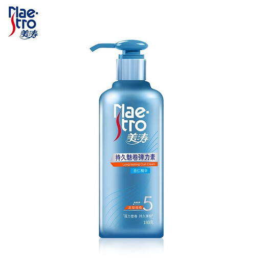 Meitao Elastin 180g Styling Curly Hair Moisturizing Long-lasting Curl Care Essential Oil Essence Perm Women's Hair Conditioner Anti-frizz Long-lasting Charming Curl Elastin 180g*1