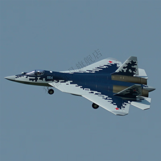 猎瑞双40mmSu-57双发涵道战斗机电动航模飞机固定翼遥控飞机 PNP(不含遥控器、接收机和电池)