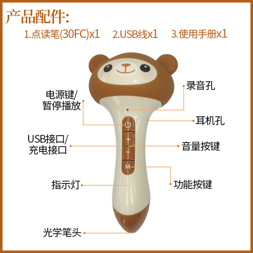 新版培生朗文少儿英语教材Super Kids第三版123456级含APP朗文新灵通少儿英语培训辅导教材 走向未来小熊点读笔（32G新款）