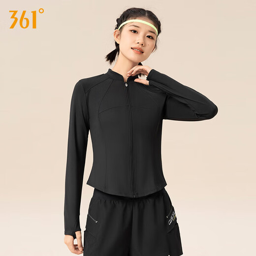 361 Yoga Wear Jacket Women's Top Tight Waist Slimming Pilates Fitness Clothing Running Training Sportswear Autumn and Winter