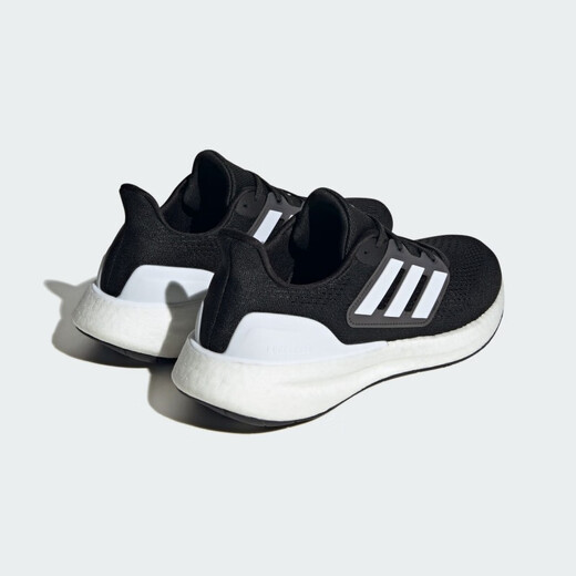 阿迪达斯 （adidas）跑步鞋男鞋2025新款夏季PUREBOOST 23减震运动鞋透气低帮休闲鞋 IF4839黑白 43