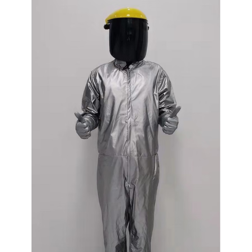 紫外线工作防护服uv灯辐射365nm紫外灯实验检测面罩手套头盔全身SN6623 全身分体防护服(+全面屏手套) L