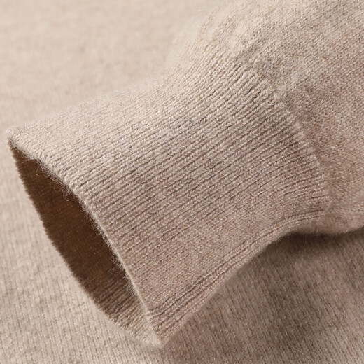 Hengyuanxiang 100% pure cashmere sweater men's winter middle-aged turtleneck thickened sweater solid color simple cashmere bottoming sweater black L 175/50/110