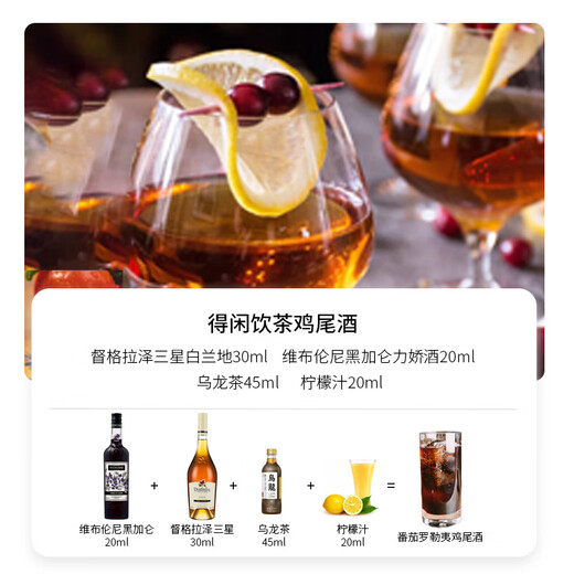 Macchik Beverage Basis -Set Cocktail Basis Whiskey Tequila Brandy Vodka Rum Originalflasche importiert köstliche Trinken Tee Cocktail Set 700ml 2 Flaschen