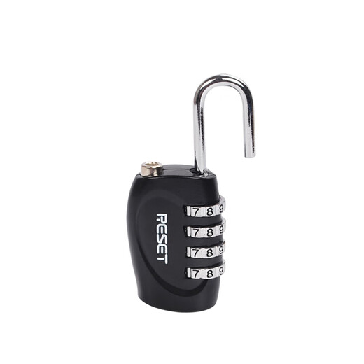 Réinitialiser le petit mot de passe verrouillage cadréage dortoir de gymnase de gymnase verrouillage des bagages sac à dos sac à dos verrouillage de mot de passe noir RST-037
