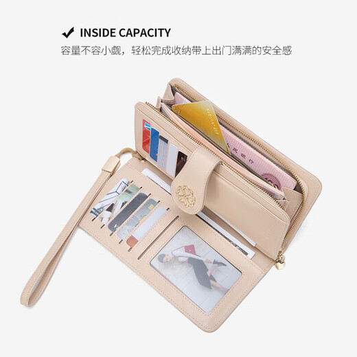 POLO clutch women's wallet multi-card slot long wallet card bag large capacity bag women's bag birthday gift for girlfriend