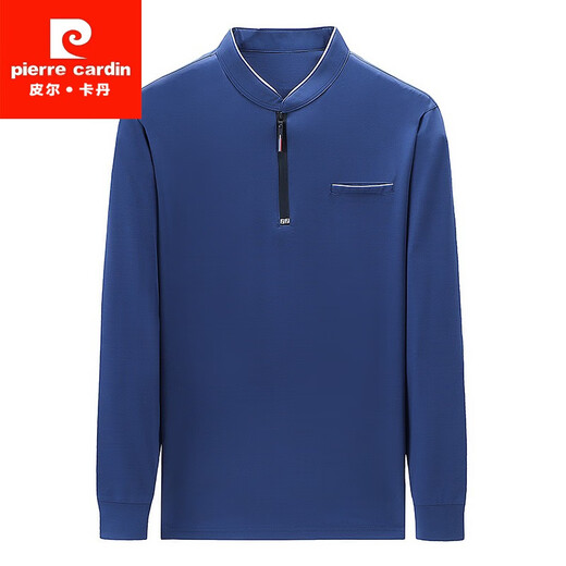 
Pier Cardin long-sleeved T-shirt men's high-end business casual semi-zipper pure cotton stand collar sweatshirt spring and autumn new high-end base shirt 6625 black 190/4XL185Jin[Jin equals 0.5 kg]-210Jin[Jin equals 0.5 kg]