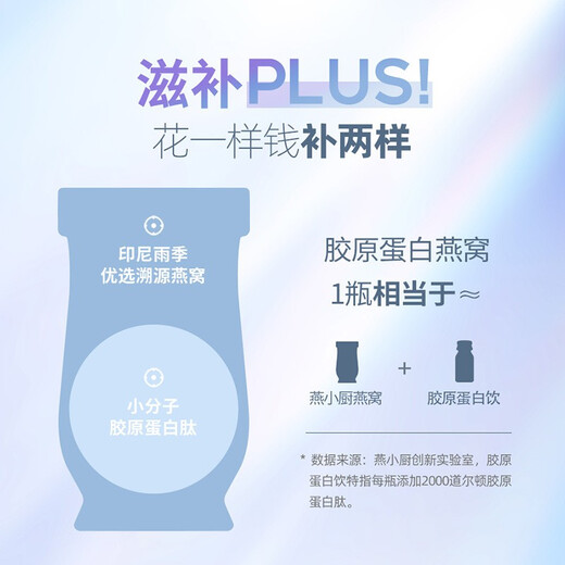 
Swallow Chef [Hot Sale] Swallow Chef Freshly Stewed Bird's Nest Rock Sugar Style Nutritional Products Tonic Bird's Nest Season Package (50g*84 Bottles) (7 Bottles per Week) Collagen