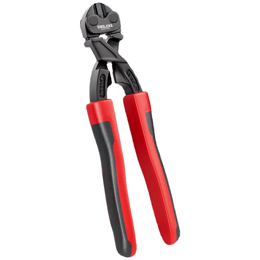 DELIXI ELECTRIC Bolt Cutters Steel Bar Cutting Pliers Labor-saving and Powerful Cutting of Iron Wire Small Scissor Pliers 10-inch Labor-saving Anti-slip Model