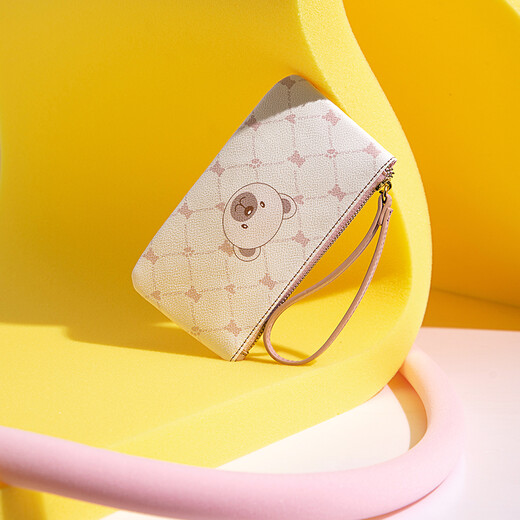 OSHINA Long billetera Damas 2022 NUEVA Estudiante Clutch coreano coreano Bolsa de monedas de monedas de tarjeta de niña Linda 719 Rosa juguetón