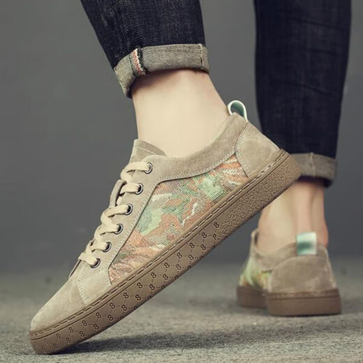 Jrnr Brand Men's 2025 Summer New Breathable Corea Corea Casual zapatos de lienzo versátiles Zapatos para hombres White 41