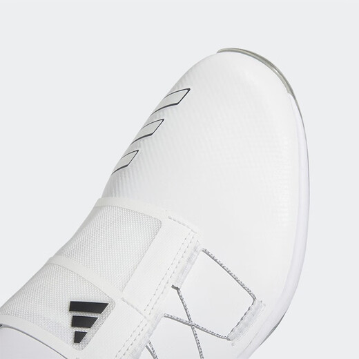 阿迪达斯（adidas）高尔夫球鞋男士ZG23系列新款球鞋 轻量防滑防水有钉鞋 BOA运动鞋  GY9713 白/黑/银 44 （UK9.5）