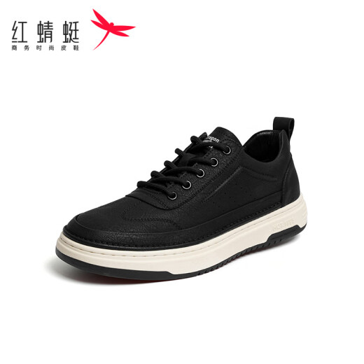 Red Dragonfly Casual Board Shoes Spring Fashion Fashion Fashion Simple Work Shoes zapatos planos WTA14117 Negro 38