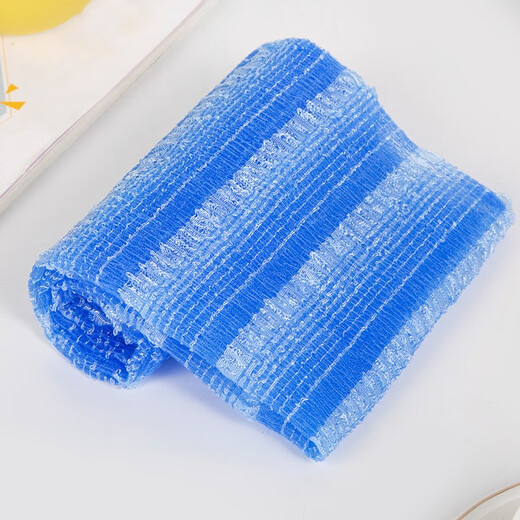 Cyan pomelo (Cyan Pomelo) Japanese imported bathing artifact powerful back rubbing bath towel long pull back strip bath towel unisex bath towel QKG-012 blue 30x100cm/thick