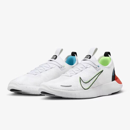 耐克（NIKE）休闲鞋男鞋春季新款运动鞋FREE RN赤足轻便减震跑步鞋FB1276-002 FJ1056-100白色 41