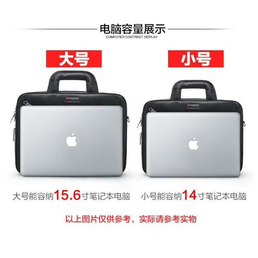 15.6 inches 14 inches laptop bag business men's briefcase canvas Oxford cloth crossbody bag shoulder bag business work bag handbag large capacity office bag briefcase black large size 15.6 inches length 40*height 30*thickness 8cm