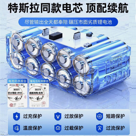 德国洗车高压水枪高压洗车水枪高压水枪洗车用无线锂电洗车水枪 680W 六档【双电20节】10米+桶箱