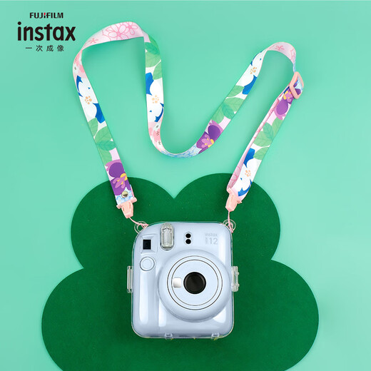 Fuji INSTAX one-time imaging mini12 accessories crystal case (including shoulder strap)