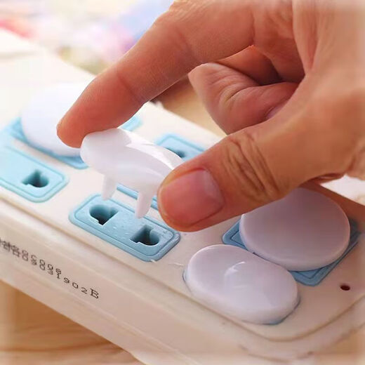 Meikejie socket protective cover children's anti-shock socket protective cover plug safety plug socket plug hole plug plug baby-proof three holes 5 + two holes 5 trial price