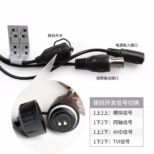 dahua大华720P同轴模拟AHD摄像头DH-HAC-HFW1120M-I1 6mm 镜头
