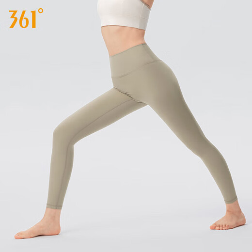 361 No size nude yoga pants for women high waist hip lifting fitness training shorts high elastic tight pilates pants